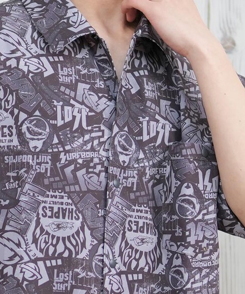 セール】【ムラサキスポーツ限定】lost/ロスト 半袖シャツ 水陸両用 総