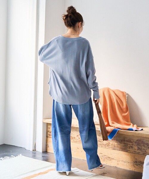 tomo　【美品】　テレコ　ヘンリーネックプルオーバー FREAK'S STORE（フリークスストア）の「限定展開 ランダム テレコ