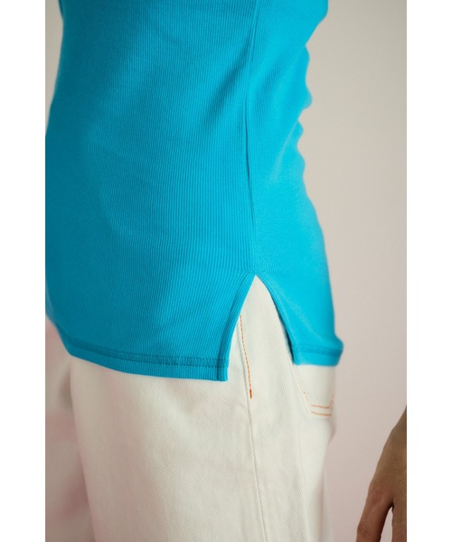 HeRIN.CYE（ヘリンドットサイ）の「American sleeve tank top　　アメリカンスリーブタンクトップ（タンクトップ・レディース・ブラック/ブルー/ホワイト/レッド・FREE）」の14枚目の写真