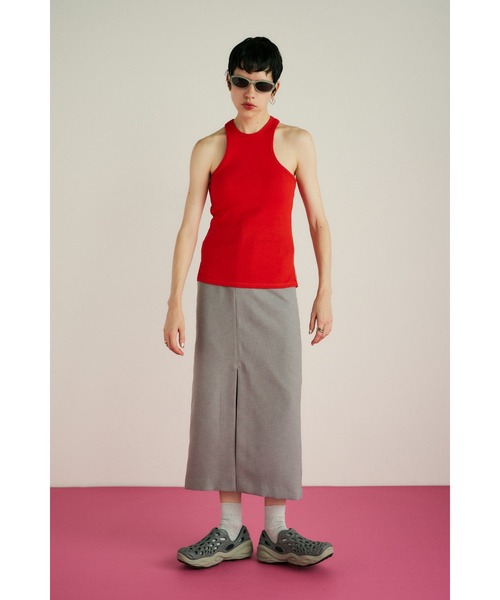 KARRY American sleeve tank レッド American sleeve tank top アメリカンスリーブタンクトップ