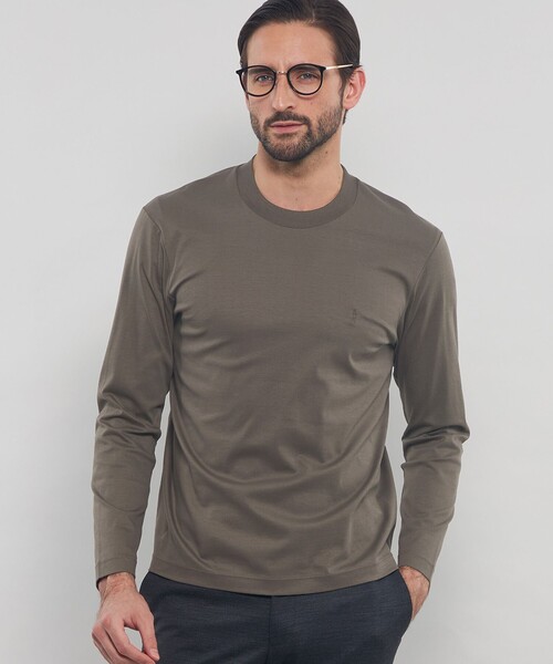 MACKINTOSH LONDON(マッキントッシュ ロンドン)の「ハイスペックスムースドレスロングTシャツ(Tシャツ/カットソー・メンズ・ブラック/グレー系その他2/ホワイト・M/XL/L)」の3枚目の写真