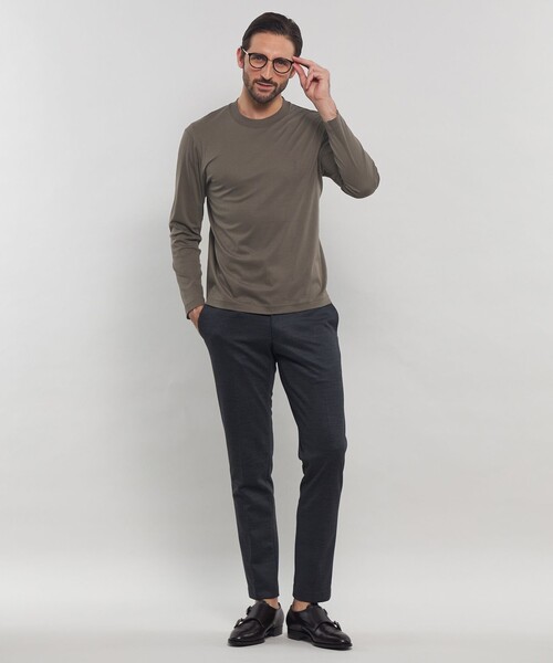 MACKINTOSH LONDON(マッキントッシュ ロンドン)の「ハイスペックスムースドレスロングTシャツ(Tシャツ/カットソー・メンズ・ブラック/グレー系その他2/ホワイト・M/XL/L)」の13枚目の写真