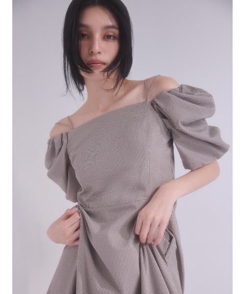 セール】【WEB限定カラー】3wayパフスリーブワンピース