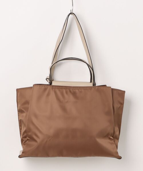 NICOLE white（ニコルホワイト）の「2ＷＡＹトートバッグ大（トートバッグ・レディース・グレー/モカ・FREE）」の3枚目の写真