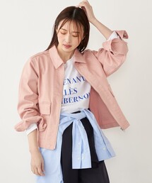 デニムジャケット（ピンク/桃色系・無地）ファッション通販 - ZOZOTOWN