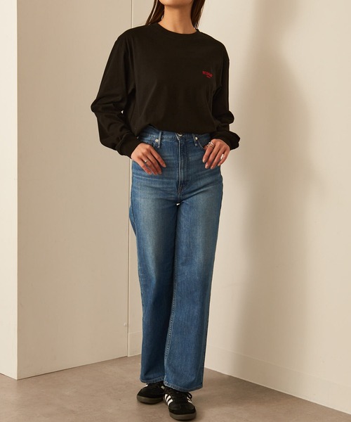 RED KAP（レッドキャップ）の「【RED KAP】限定商品 ヘビーウェイト インダストリアルワークロングスリーブTee　ワンポイントロゴ（Tシャツ/カットソー・メンズ・ホワイト/ネイビー/ブラック・L/M/S/LL）」の8枚目の写真