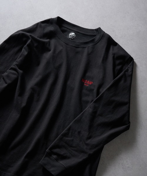 RED KAP（レッドキャップ）の「【RED KAP】限定商品 ヘビーウェイト インダストリアルワークロングスリーブTee　ワンポイントロゴ（Tシャツ/カットソー・メンズ・ホワイト/ネイビー/ブラック・L/M/S/LL）」の6枚目の写真