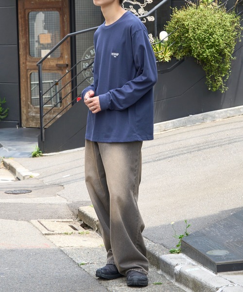 RED KAP（レッドキャップ）の「【RED KAP】限定商品 ヘビーウェイト インダストリアルワークロングスリーブTee　ワンポイントロゴ（Tシャツ/カットソー・メンズ・ホワイト/ネイビー/ブラック・L/M/S/LL）」の17枚目の写真