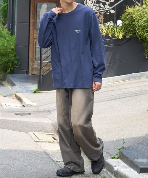 RED KAP（レッドキャップ）の「【RED KAP】限定商品 ヘビーウェイト インダストリアルワークロングスリーブTee　ワンポイントロゴ（Tシャツ/カットソー・メンズ・ホワイト/ネイビー/ブラック・L/M/S/LL）」の15枚目の写真