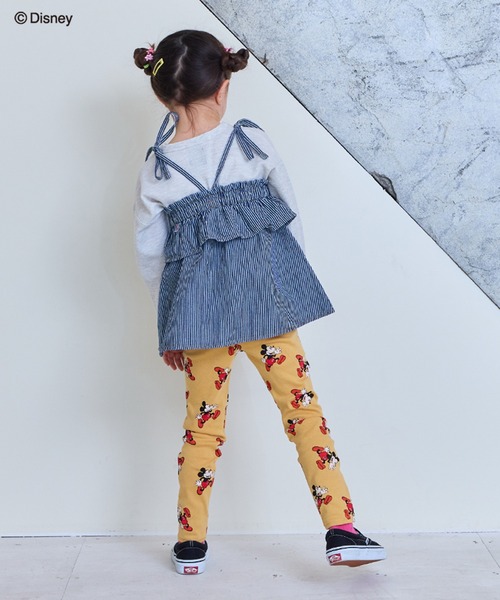 Life Support Products（ライフサポートプロダクツ）の「【COTTON from U.S.A】デニムキャミチュニック（チュニック・キッズ・ストライプ/キナリ/ネイビー・120/130/140/150/80/90/95/100/110）」の13枚目の写真