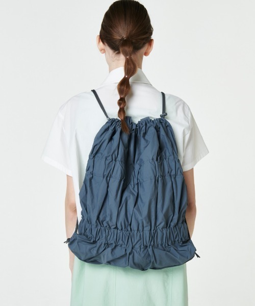 ACOC(アコック)の「【ACOC/アコック】2WAY バックパック ショルダーバッグ Tiered Banding Backpack(ショルダーバッグ・レディース・ブラック/チャコールグレー・FREE)」の15枚目の写真