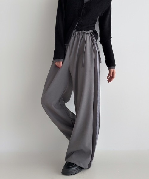 ROOPTOKYO（ループトウキョウ）の「サイドラインスウェットパンツ（スウェットパンツ・レディース・グレー/ブラック/ベージュ・FREE）」の22枚目の写真