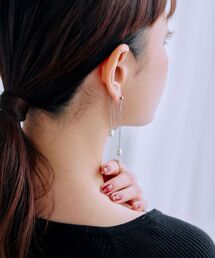 COHINA（コヒナ）の「ロングチェーンパールピアス 【低身長・小柄女性】（ピアス（両耳用））」