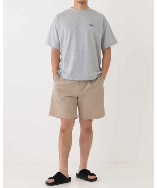 THOUSAND MILE（サウザンドマイル）の「【THOUSAND MILE】EASY TUCK SHORTS/イージータックショーツ　シアサッカー（その他パンツ・メンズ・ベージュ/ネイビー/ブラック/オリーブ・SMALL/MEDIUM/LARGE/X-LARGE）」の3枚目の写真