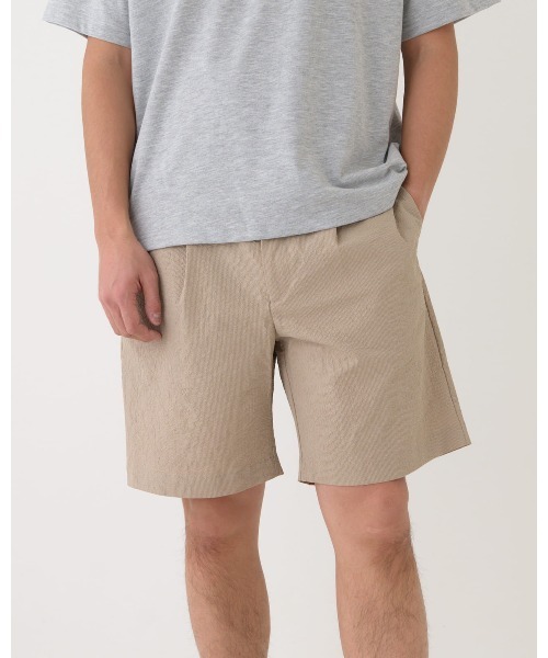 THOUSAND MILE（サウザンドマイル）の「【THOUSAND MILE】EASY TUCK SHORTS/イージータックショーツ　シアサッカー（その他パンツ・メンズ・ベージュ/ネイビー/ブラック/オリーブ・SMALL/MEDIUM/LARGE/X-LARGE）」の9枚目の写真
