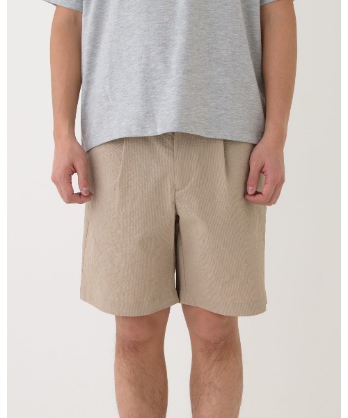 THOUSAND MILE（サウザンドマイル）の「【THOUSAND MILE】EASY TUCK SHORTS/イージータックショーツ　シアサッカー（その他パンツ・メンズ・ベージュ/ネイビー/ブラック/オリーブ・SMALL/MEDIUM/LARGE/X-LARGE）」の10枚目の写真