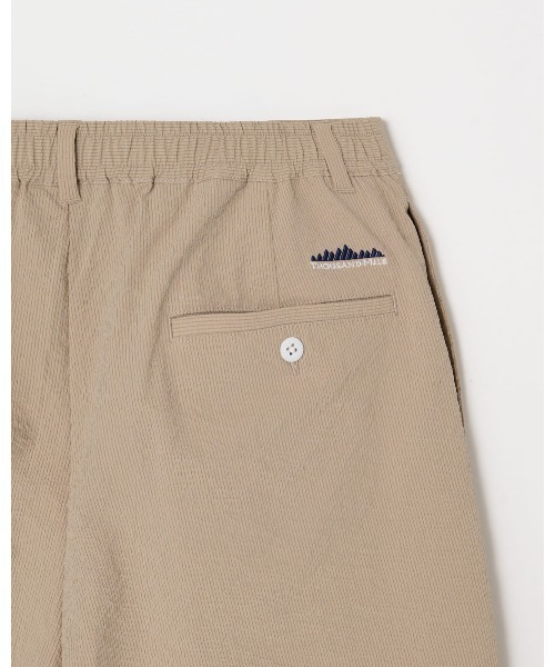 THOUSAND MILE（サウザンドマイル）の「【THOUSAND MILE】EASY TUCK SHORTS/イージータックショーツ　シアサッカー（その他パンツ・メンズ・ベージュ/ネイビー/ブラック/オリーブ・SMALL/MEDIUM/LARGE/X-LARGE）」の20枚目の写真