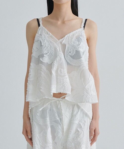 TAAKK（ターク）の「【TAAKK/ターク】CAMISOLE/キャミソール（キャミソール・レディース・ホワイト/ブラック・1）」の15枚目の写真