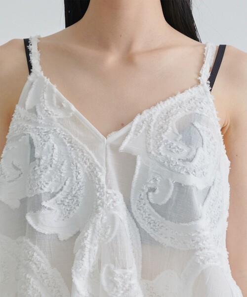 TAAKK（ターク）の「【TAAKK/ターク】CAMISOLE/キャミソール（キャミソール・レディース・ホワイト/ブラック・1）」の18枚目の写真