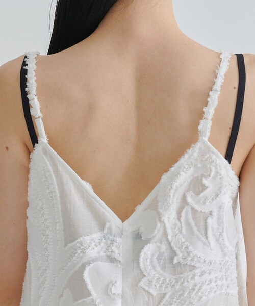 新品未使用タグ付き♡maison de dolce. blossom cami blossom cami/white | maison de Dolce.
