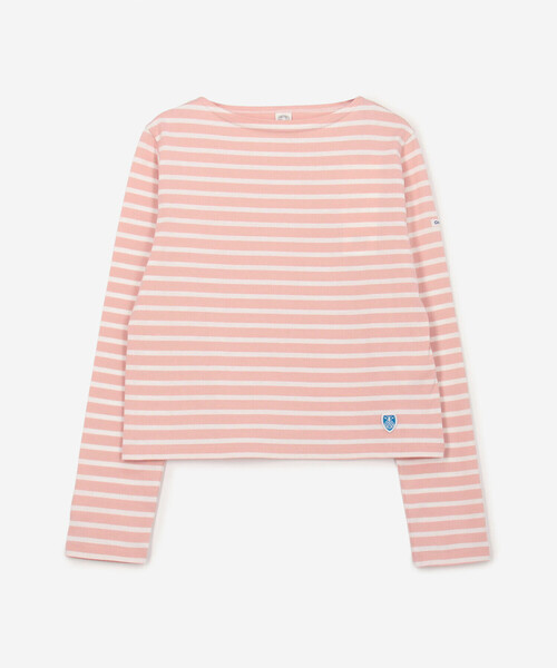 ORCIVAL（オーシバル）の「ORCIVAL | コットン ボートネック長袖Tシャツ WOMEN（Tシャツ/カットソー・レディース・ブルー系その他2/ピンク系その他/グレー系その他3/グレー系その他2・2）」の5枚目の写真