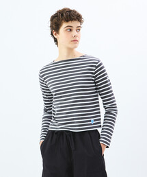 ORCIVAL | シースルー ボートネック長袖カットソー WOMEN（T