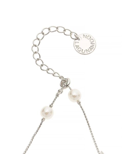 LAGUNAMOON（ラグナムーン）の「LADYフェイクパールスターミックスネックレス（ネックレス・レディース・シルバー/ゴールド・FREE）」の7枚目の写真