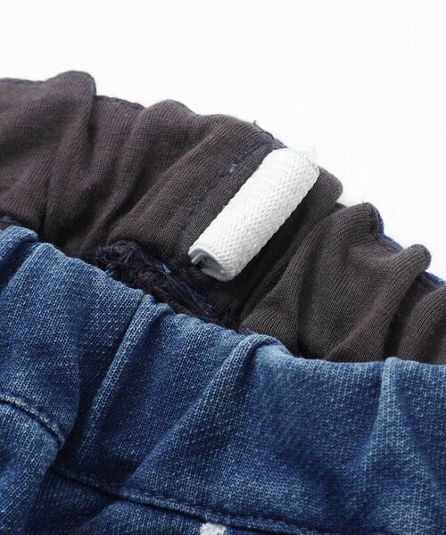 SLAP SLIP(スラップスリップ)の「裾レースデニムカプリパンツ(80~130cm)(デニムパンツ・キッズ・ネイビー/ブルー・120cm/130cm/100cm/80cm/90cm/110cm)」の16枚目の写真