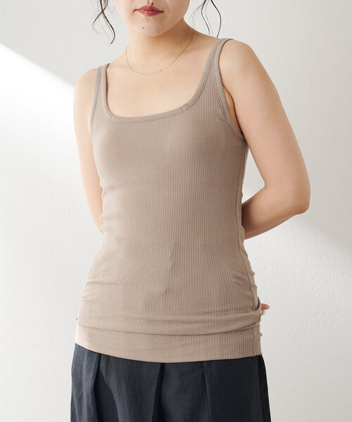 m.a.m.a様　　　　　ウィムガゼット　カップツキRIBタンクトップ m.a.m.a様 ウィムガゼット カップツキRIBタンクトップ