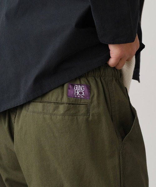 GUNG HO(ガンホー)の「GUNGHO/ガンホー EAZY FATIGUE PANTS カーゴパンツ(カーゴパンツ・メンズ・ブラック/グリーン/ベージュ・M/XL/L)」の15枚目の写真