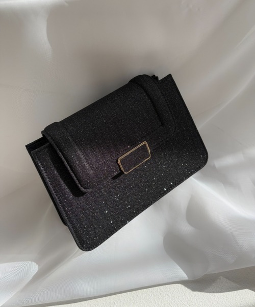 Dorry Doll（ドリードール）の「スリムバックルラメバッグ（ショルダーバッグ・レディース・ブラック/シルバー/ゴールド・FREE）」の19枚目の写真