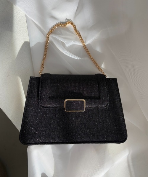 Dorry Doll（ドリードール）の「スリムバックルラメバッグ（ショルダーバッグ・レディース・ブラック/シルバー/ゴールド・FREE）」の17枚目の写真