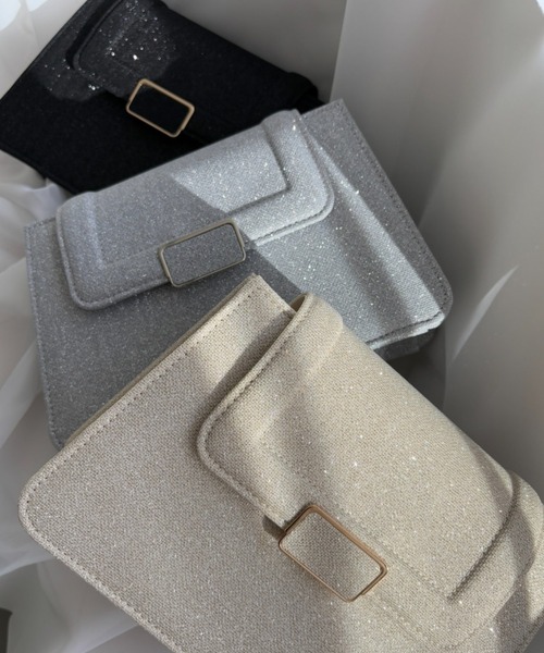 Dorry Doll（ドリードール）の「スリムバックルラメバッグ（ショルダーバッグ・レディース・ブラック/シルバー/ゴールド・FREE）」の11枚目の写真