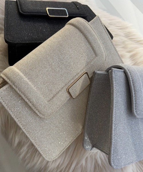 Dorry Doll（ドリードール）の「スリムバックルラメバッグ（ショルダーバッグ・レディース・ブラック/シルバー/ゴールド・FREE）」の15枚目の写真