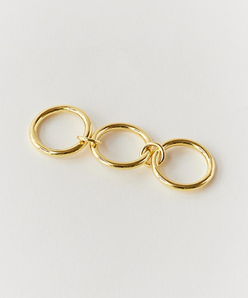 blatto(ブラット)の「blatto/ブラット 指輪 リング 3連 bla-ring-00567 メンズ 秋物 秋服 2026年秋冬(リング・メンズ・ゴールド・6)」の3枚目の写真