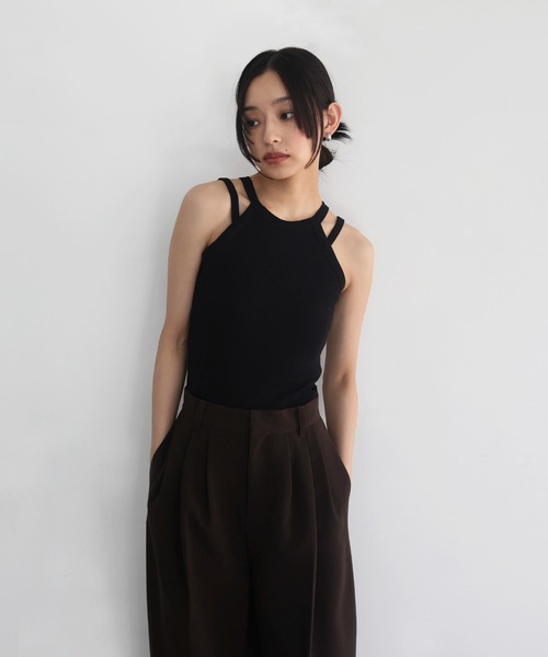 BLACK EYE PATCH レディース M ホルターネックタンクトップ 新品 2025年最新】Black eye patch レディース タンクトップの人気