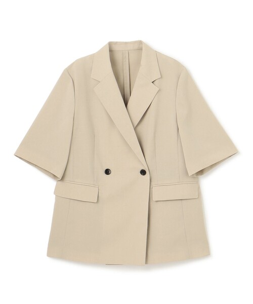 セール】【軽量/洗える】TENNEN TOUCH ハーフスリーブジャケット セール】【軽量/洗える】TENNEN TOUCH ハーフスリーブジャケット