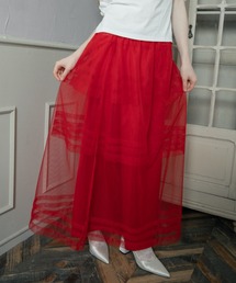 monepine（モネピネ）の「2way layered tulle skirt/2wayレイヤードチュールスカート（スカート）」