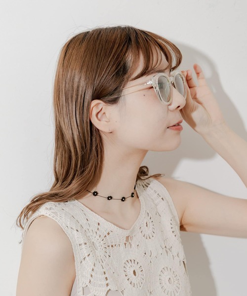 リルームre room×nsh コラボ　クリアフレーム サングラス リルームre room×nsh コラボ クリアフレーム サングラス nsh