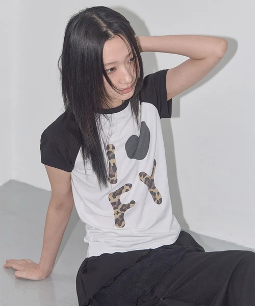 ★FANCYCLUB★I LOVE FY TEE (GRAY)★正規品/韓国直送料込/人気 A'GEM/9 × .kom 『 FANCY CLUB/ファンシークラブ』 I LOVE FY