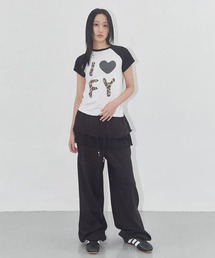 tシャツ FANCY CLUB/ファンシークラブ I LOVE FY TEE Tシャツ レディース FANCY CLUB tシャツ CLUB/ファンシークラブ I LOVE FY TEE T