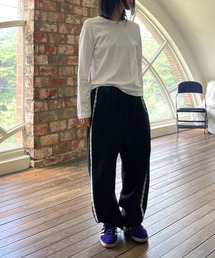 サイドレーススウェットパンツ/トラックパンツ