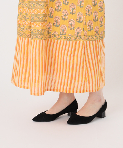 B.C STOCK（ベーセーストック）の「パネルプリントワンピース（ワンピース・レディース・ブルー/ブラウン/イエロー・FREE）」の13枚目の写真