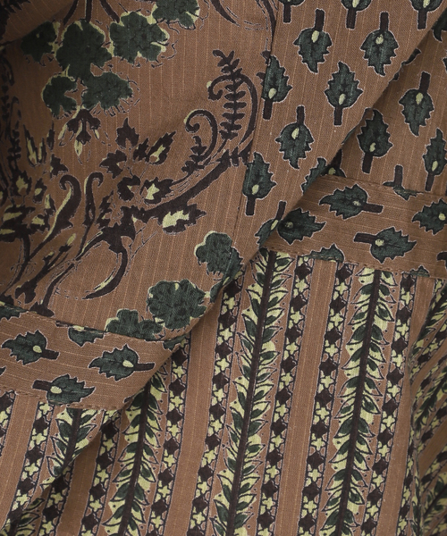 B.C STOCK（ベーセーストック）の「パネルプリントワンピース（ワンピース・レディース・ブルー/ブラウン/イエロー・FREE）」の15枚目の写真