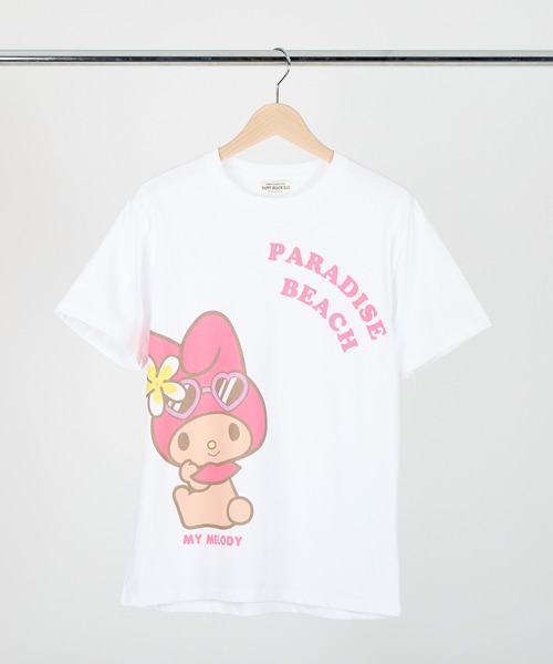 sanrio(サンリオ)の「【 sanrio / サンリオ 】TEEシャツ ETI(Tシャツ/カットソー・レディース・ブルー/パープル/ピンク・SMALL/LARGE/X-LARGE/MEDIUM)」の1枚目の写真