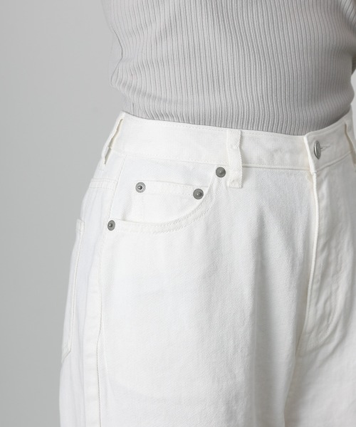 COLONY 2139（コロニートゥーワンスリーナイン）の「5ポケットツイルワイドパンツ（デニムパンツ・レディース・ホワイト・SMALL/MEDIUM）」の16枚目の写真