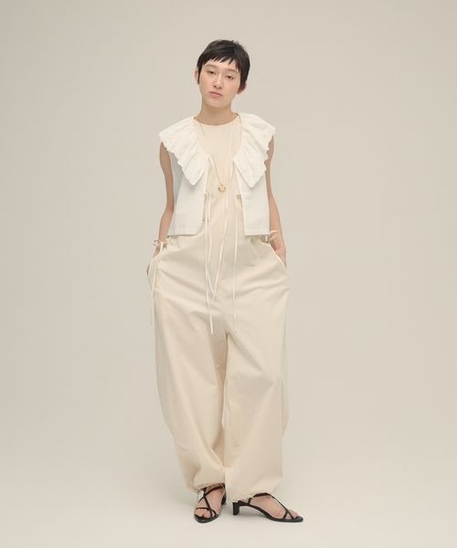 eL(エル)の「【eL】scalloped Collar Shirt/254419(シャツ/ブラウス・レディース・オフホワイト/ブラック・FREE)」の9枚目の写真