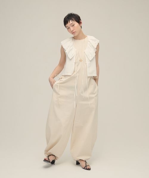 eL(エル)の「【eL】scalloped Collar Shirt/254419(シャツ/ブラウス・レディース・オフホワイト/ブラック・FREE)」の10枚目の写真