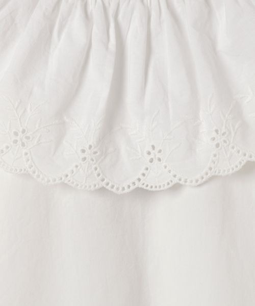 eL(エル)の「【eL】scalloped Collar Shirt/254419(シャツ/ブラウス・レディース・オフホワイト/ブラック・FREE)」の7枚目の写真