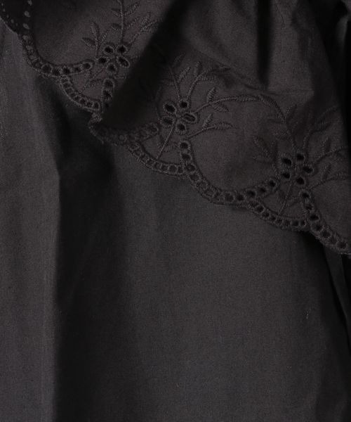 eL(エル)の「【eL】scalloped Collar Shirt/254419(シャツ/ブラウス・レディース・オフホワイト/ブラック・FREE)」の8枚目の写真